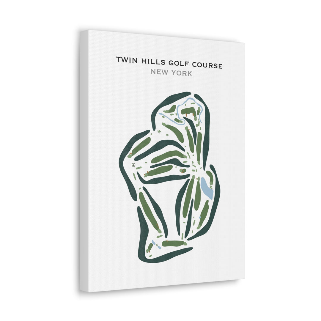 Twin Hills Golf Course, New York - Printed Golf Courses