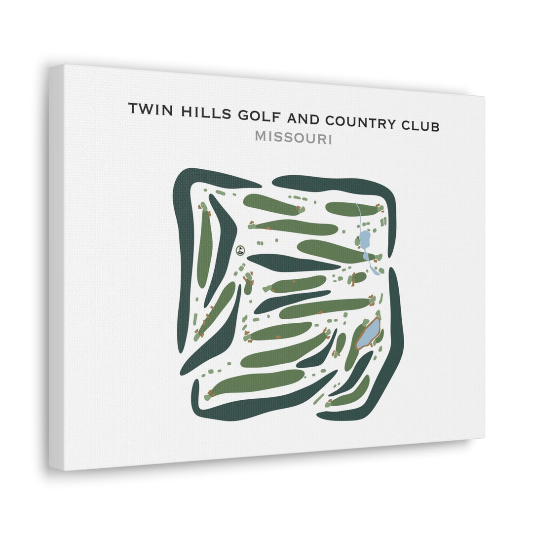 Twin Hills Golf & Country Club, Missouri - Printed Golf Courses