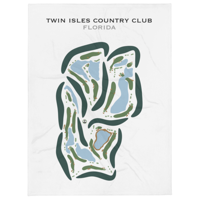 Twin Isles Country Club, Florida - Printed Golf Courses