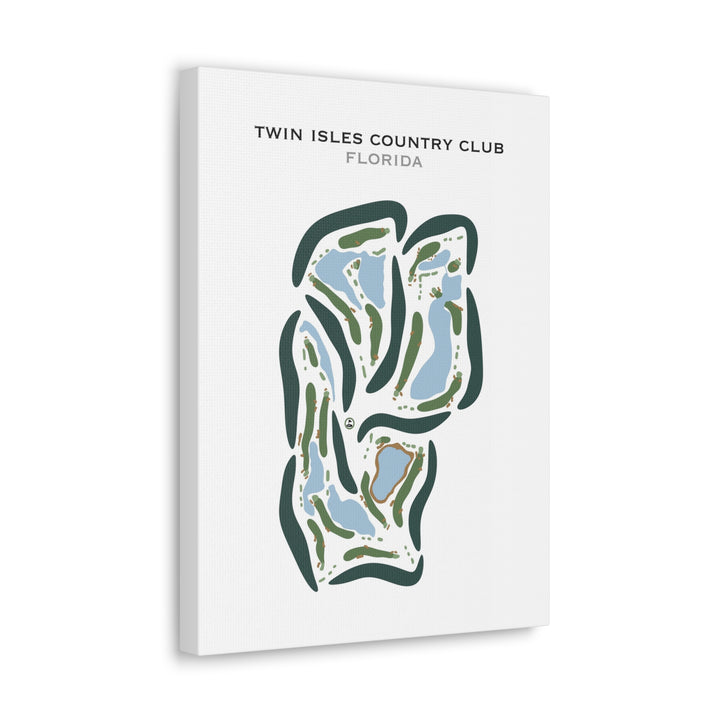 Twin Isles Country Club, Florida - Printed Golf Courses