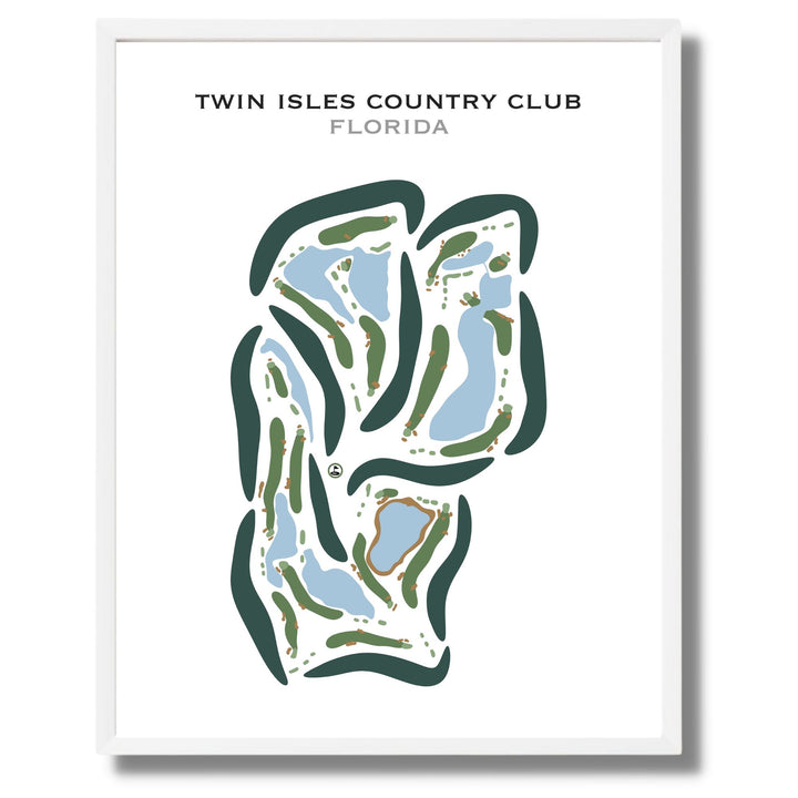 Twin Isles Country Club, Florida - Printed Golf Courses