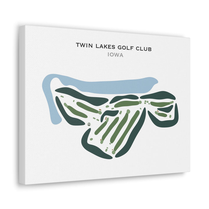 Twin Lakes Golf Club, Iowa - Printed Golf Courses