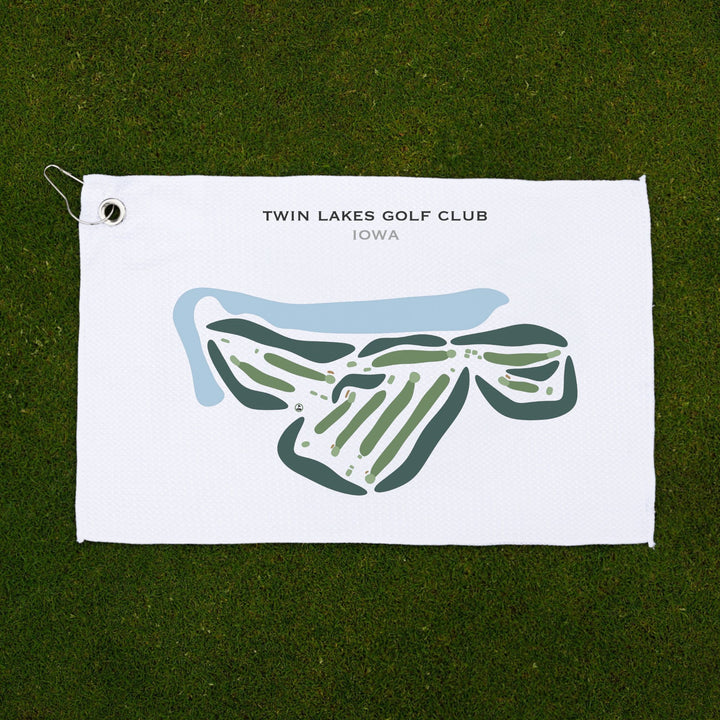 Twin Lakes Golf Club, Iowa - Printed Golf Courses