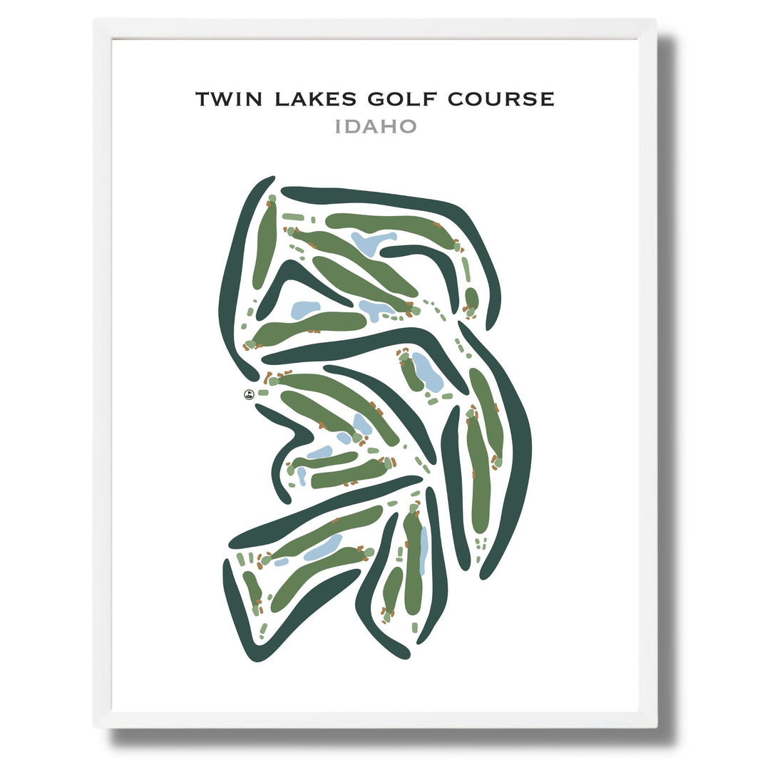 Twin Lakes Golf Course, Idaho - Printed Golf Courses