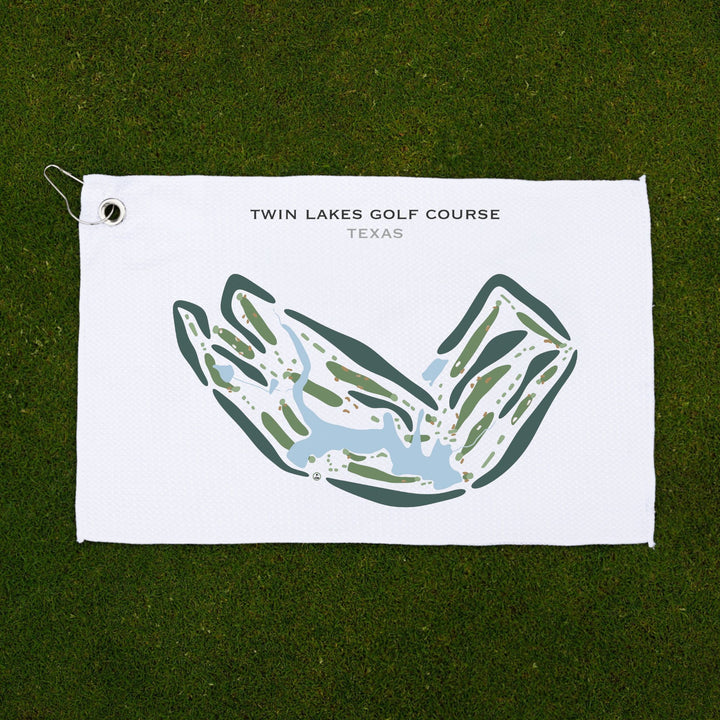 Twin Lakes Golf Course, Texas - Printed Golf Courses