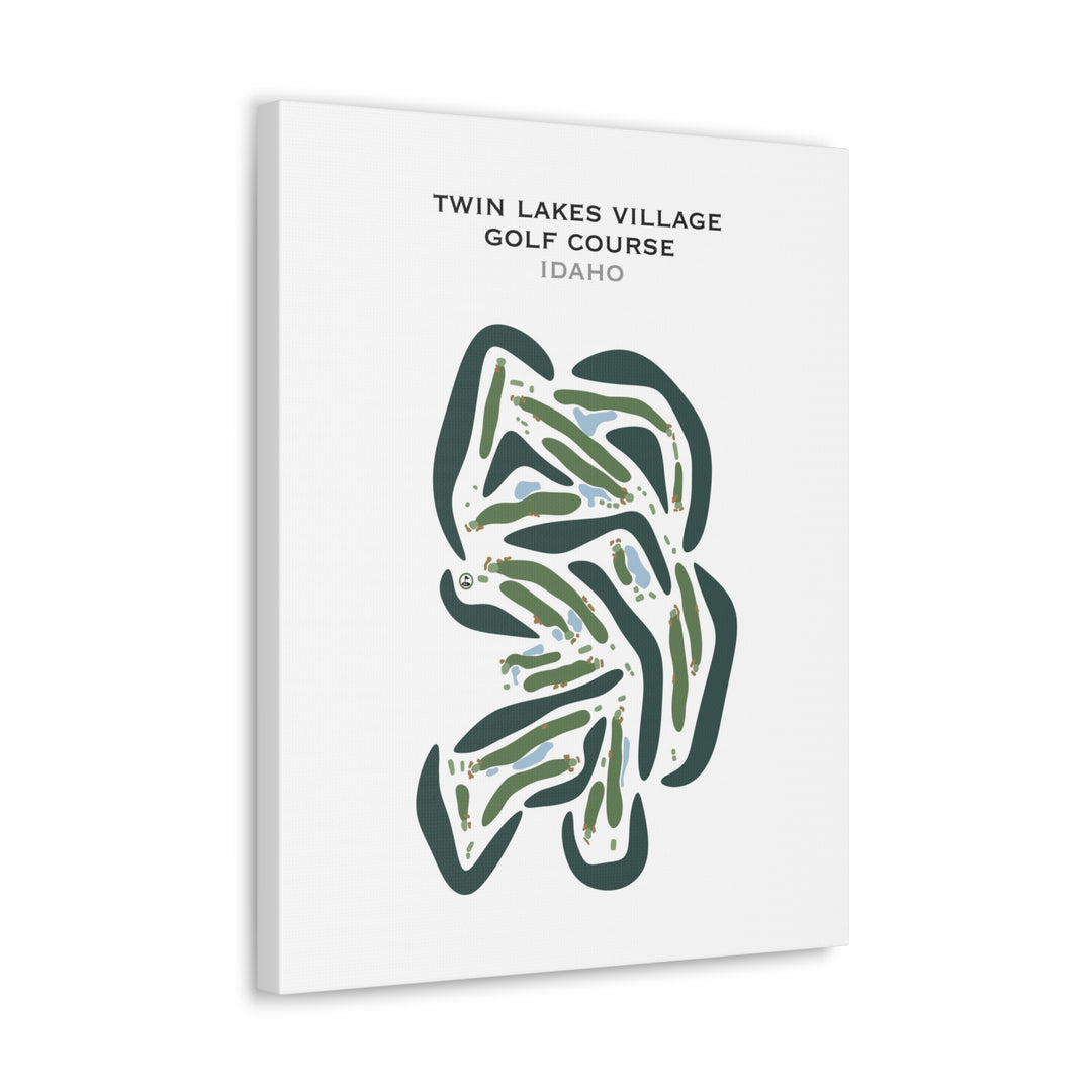 Twin Lakes Village Golf Course, Idaho - Printed Golf Courses