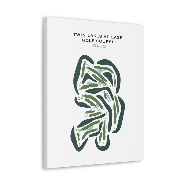 Twin Lakes Village Golf Course, Idaho - Printed Golf Courses
