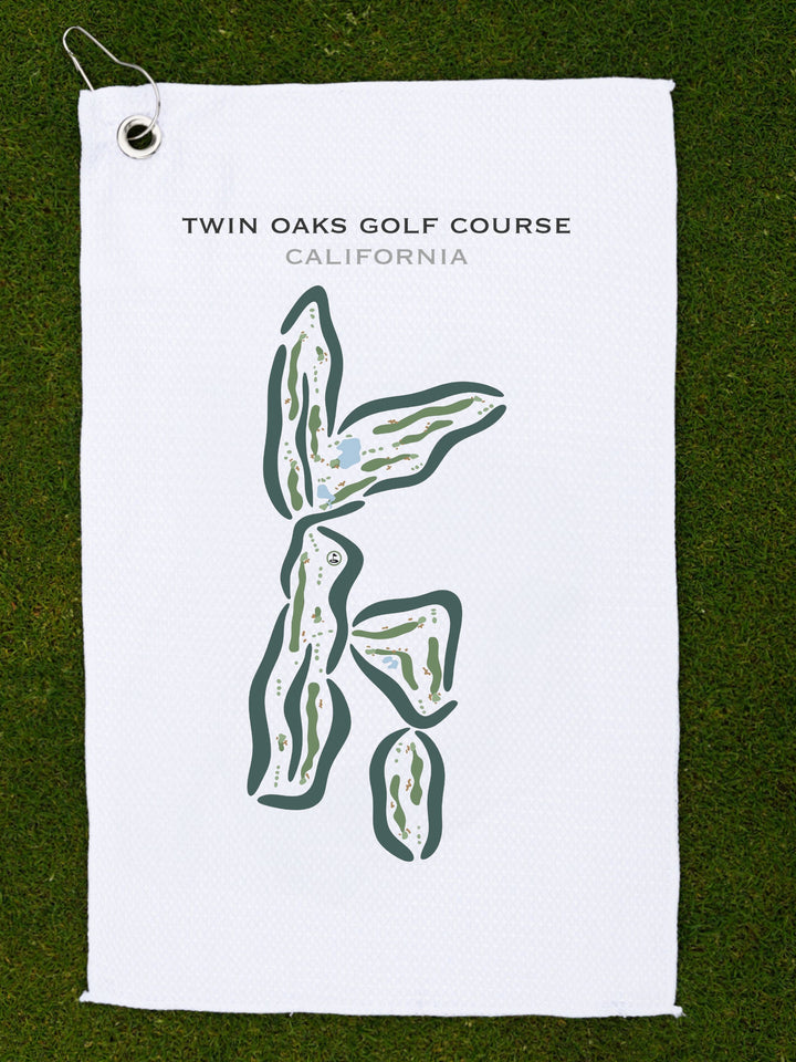 Twin Oaks Golf Course, California - Printed Golf Courses