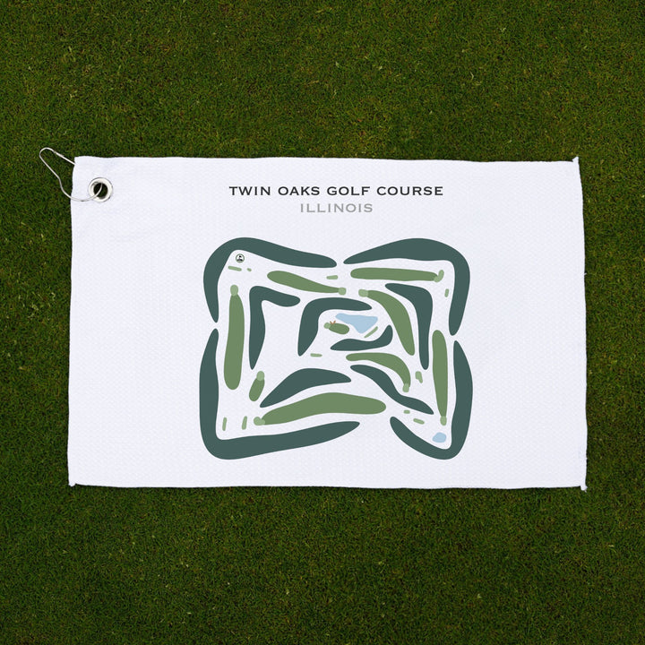 Twin Oaks Golf Course, Illinois - Printed Golf Courses