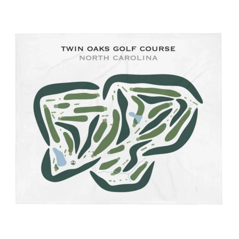 Twin Oaks Golf Course, North Carolina - Printed Golf Courses