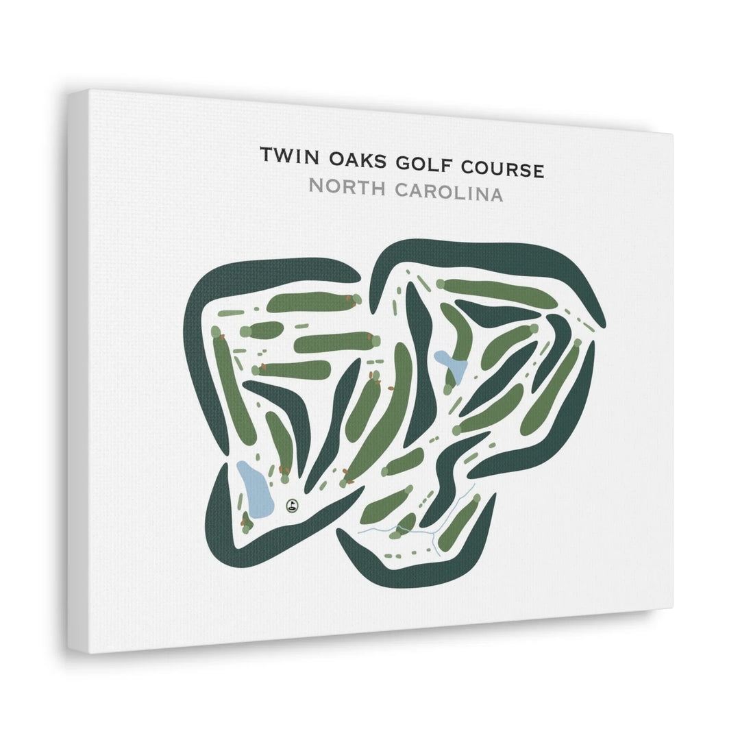 Twin Oaks Golf Course, North Carolina - Printed Golf Courses
