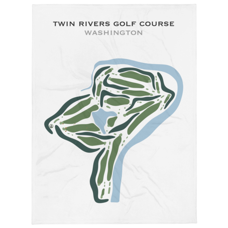 Twin Rivers Golf Course, Washington - Printed Golf Courses