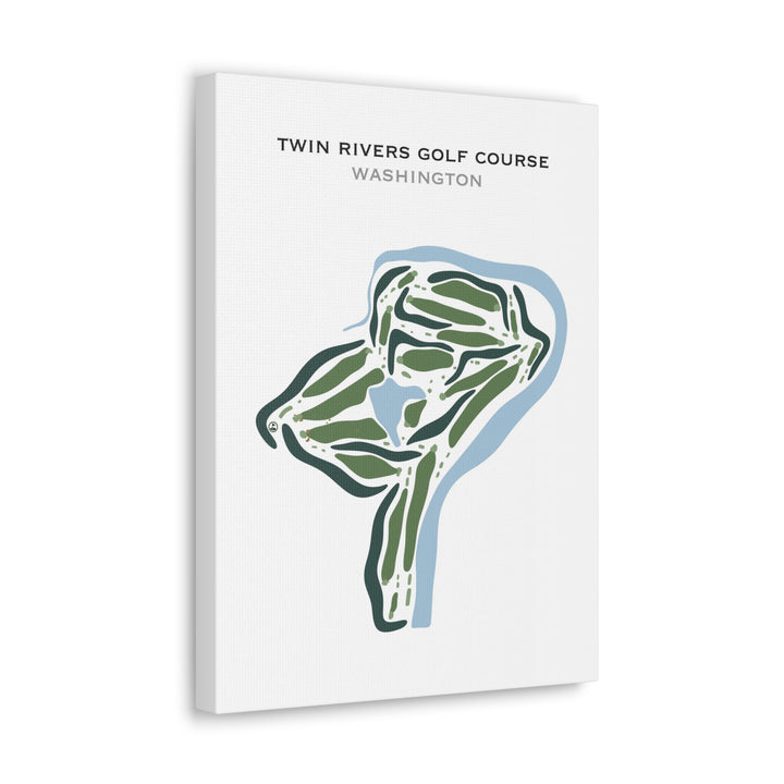 Twin Rivers Golf Course, Washington - Printed Golf Courses