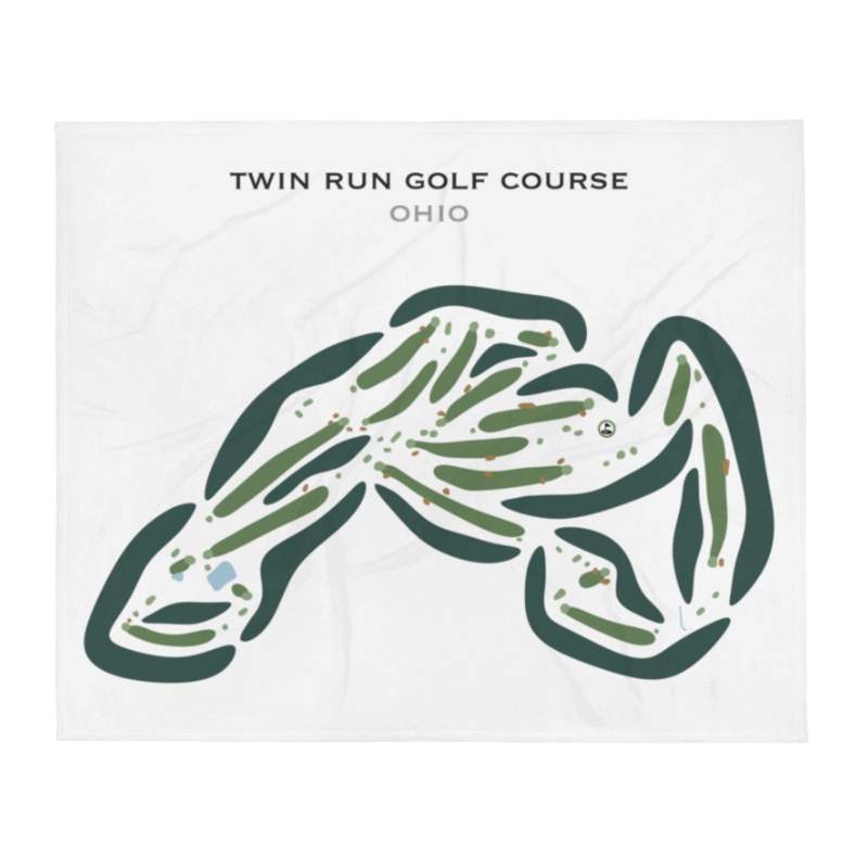 Twin Run Golf Course, Ohio - Printed Golf Courses