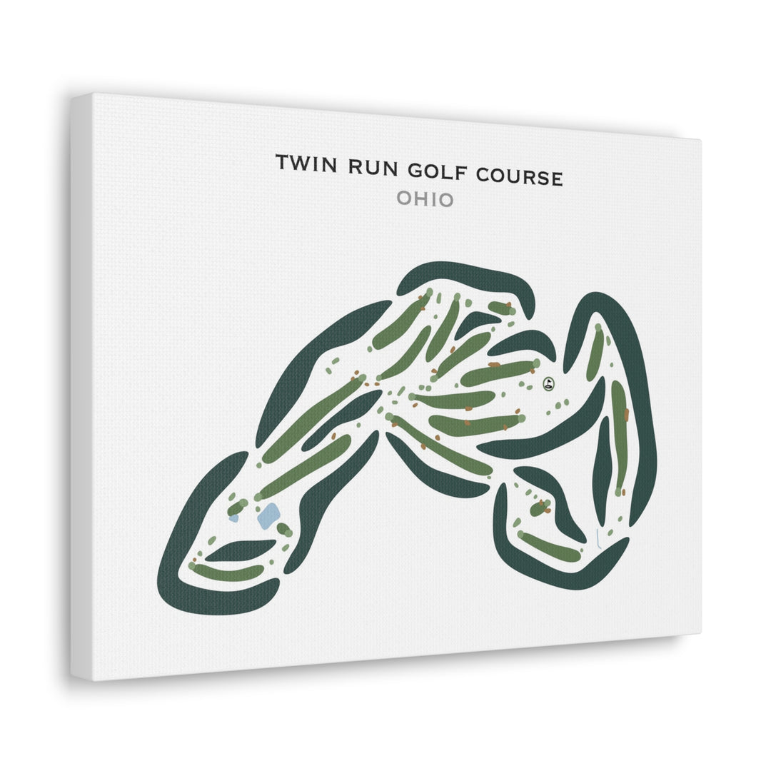 Twin Run Golf Course, Ohio - Printed Golf Courses