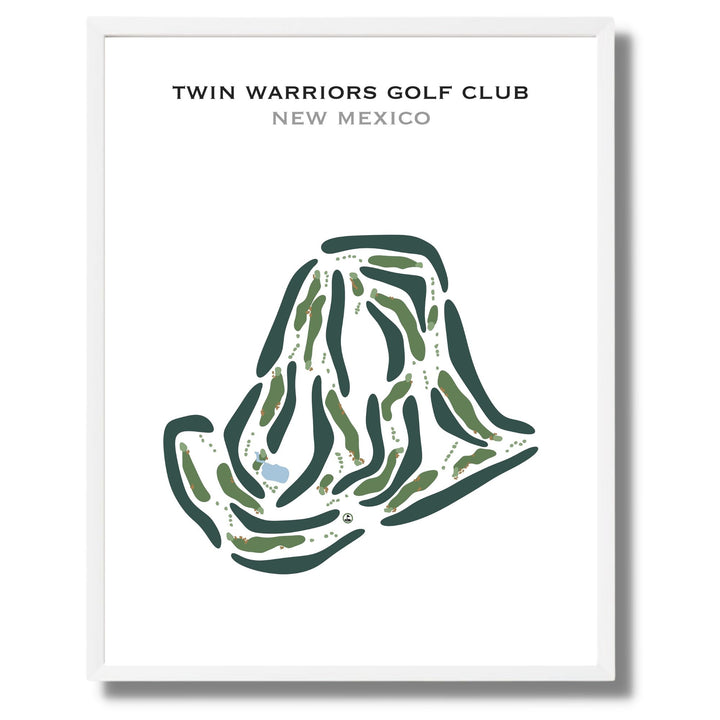 Twin Warriors Golf Club, New Mexico - Printed Golf Courses