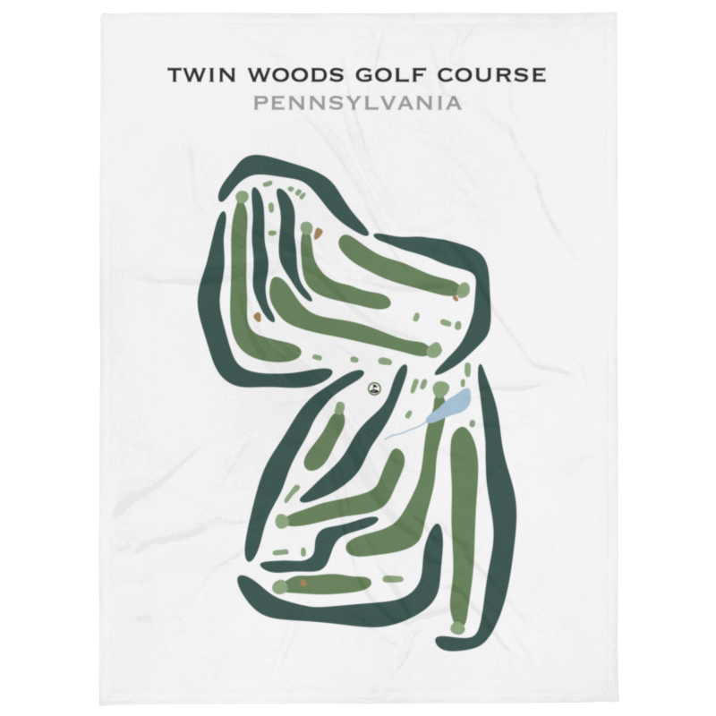 Twin Woods Golf Course, Pennsylvania - Printed Golf Courses