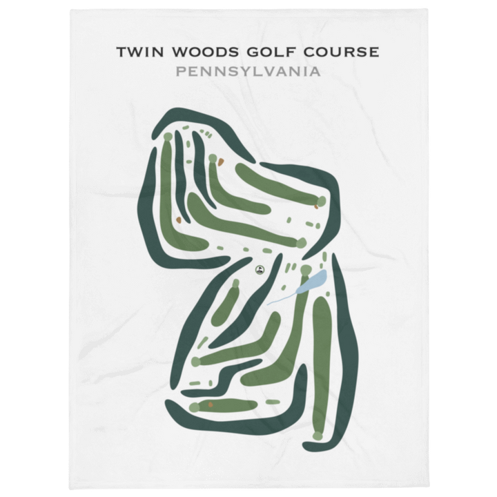 Twin Woods Golf Course, Pennsylvania - Printed Golf Courses