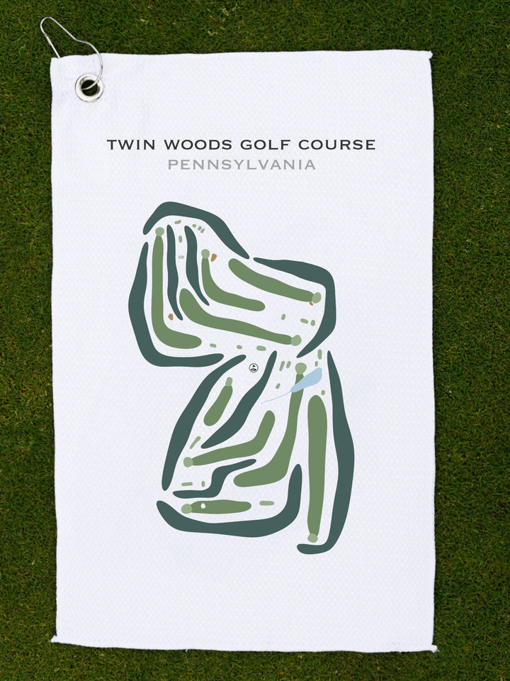 Twin Woods Golf Course, Pennsylvania - Printed Golf Courses