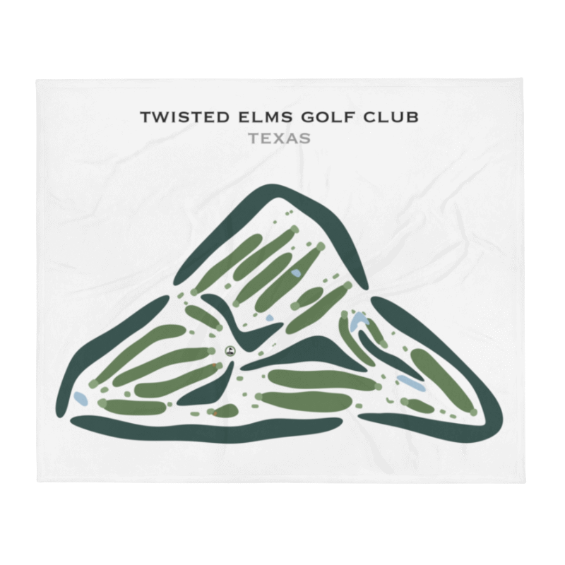 Twisted Elms Golf Club, Texas - Printed Golf Courses