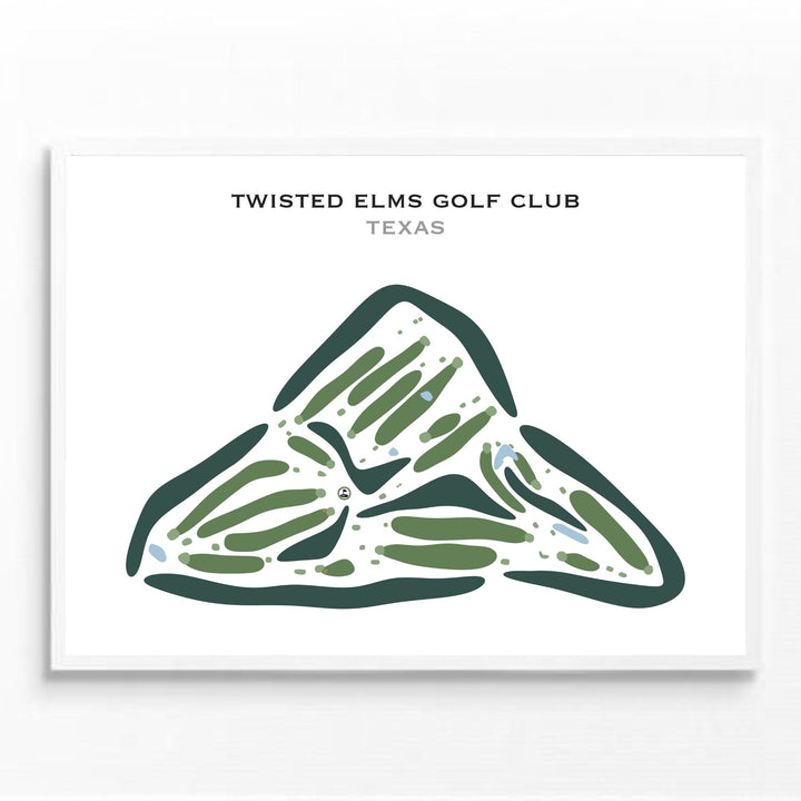 Twisted Elms Golf Club, Texas - Printed Golf Courses