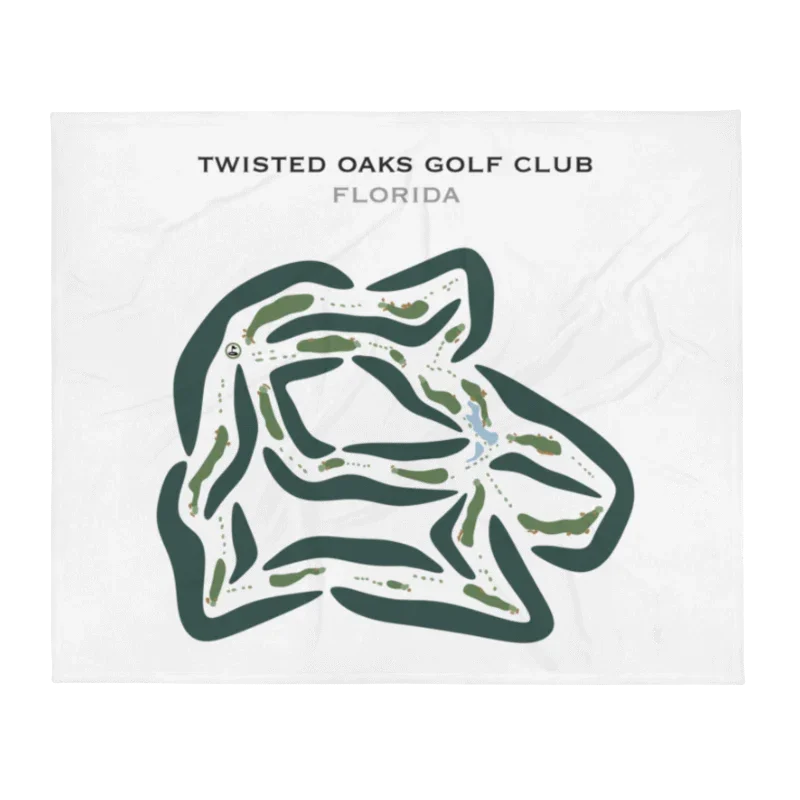 Twisted Oaks Golf Club, Florida - Printed Golf Courses