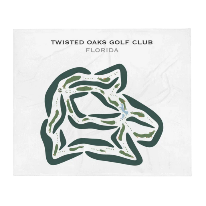 Twisted Oaks Golf Club, Florida - Printed Golf Courses
