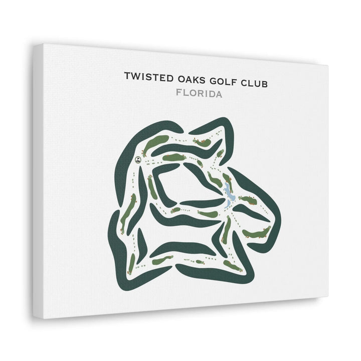Twisted Oaks Golf Club, Florida - Printed Golf Courses