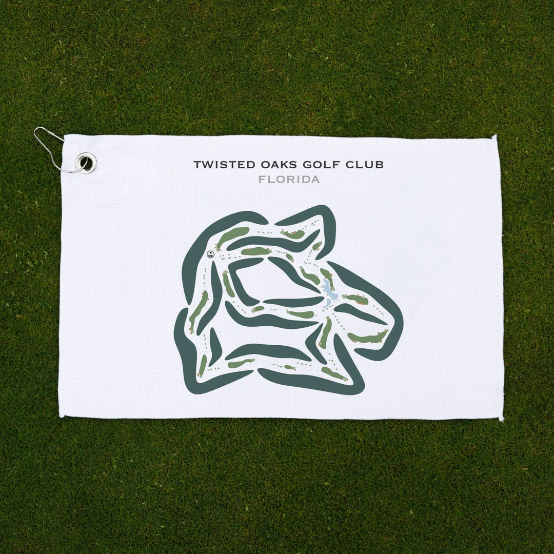 Twisted Oaks Golf Club, Florida - Printed Golf Courses