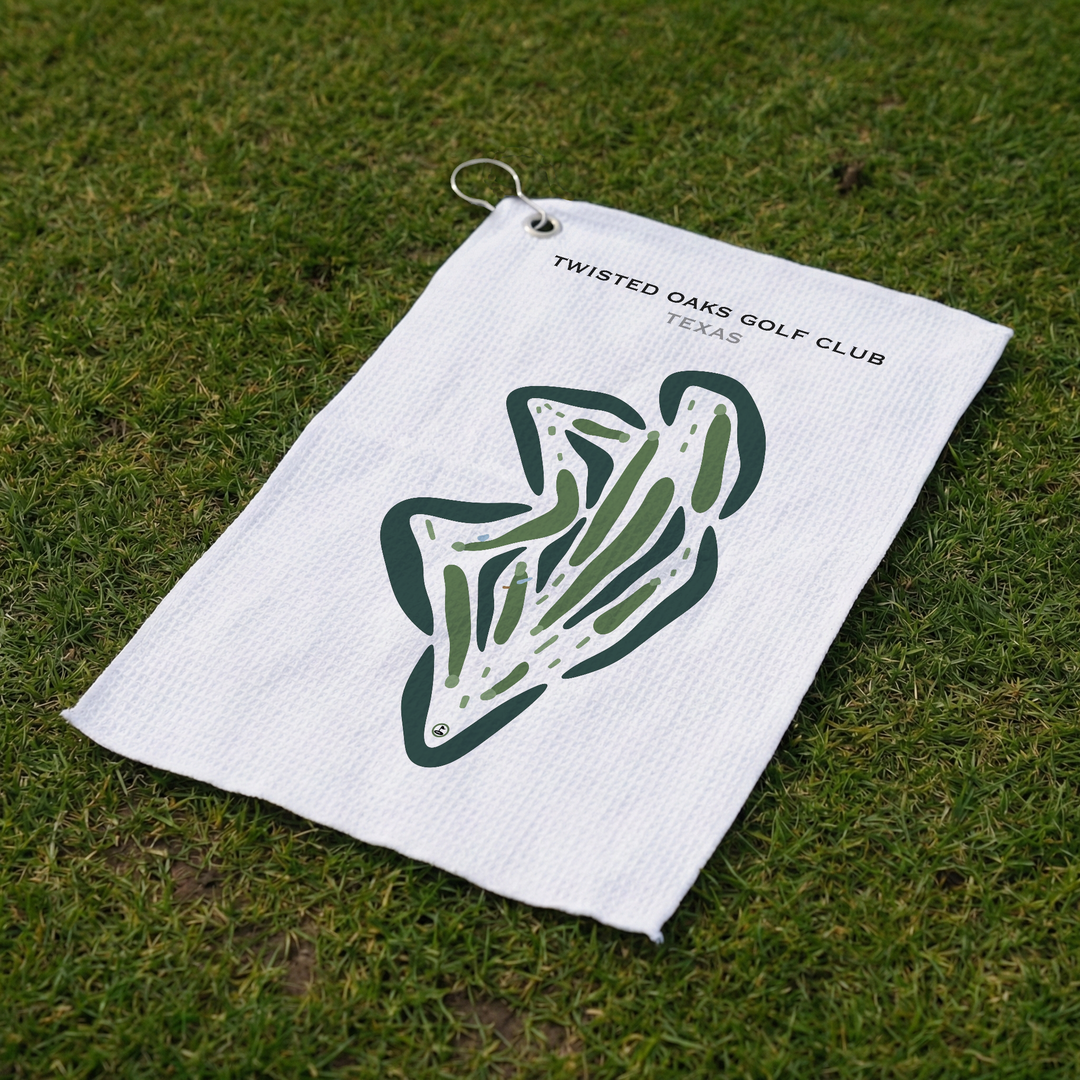 Twisted Oaks Golf Club, Texas - Printed Golf Courses