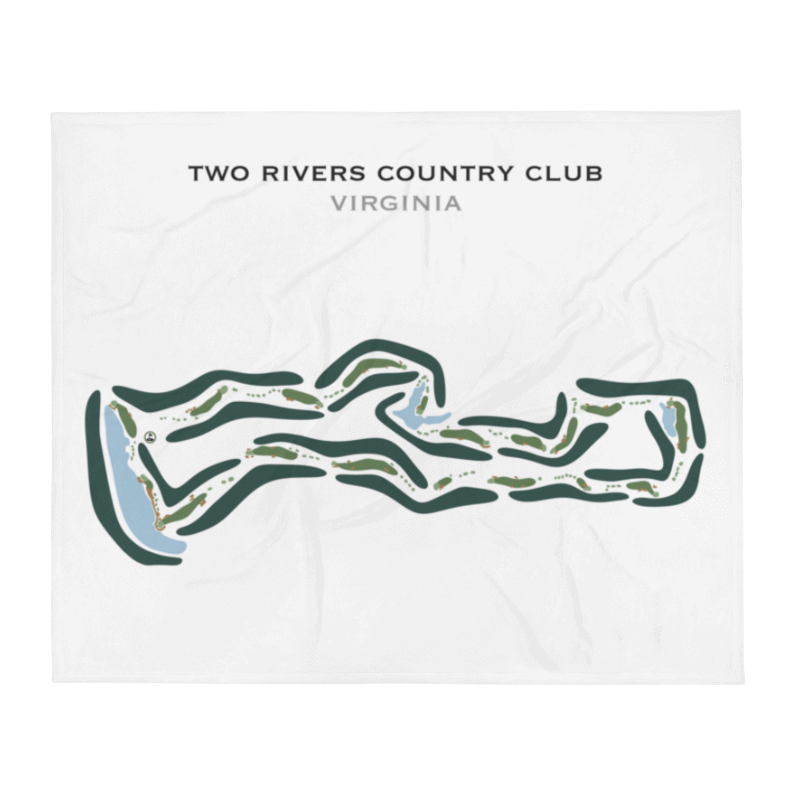 Two Rivers Country Club, Virginia - Printed Golf Courses