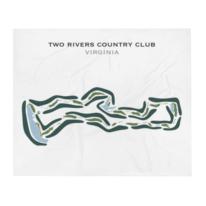 Two Rivers Country Club, Virginia - Printed Golf Courses