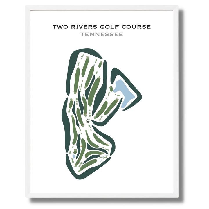 Two Rivers Golf Course, Tennessee - Printed Golf Courses