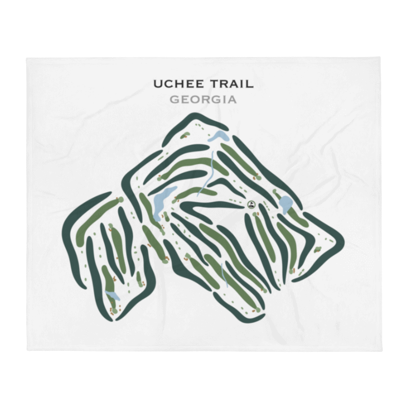 Uchee Trail Country Club, Georgia - Printed Golf Courses