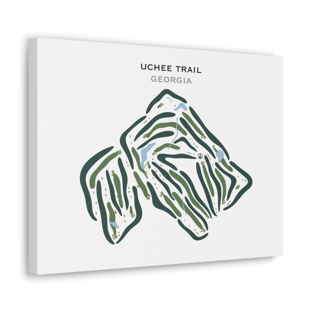 Uchee Trail Country Club, Georgia - Printed Golf Courses