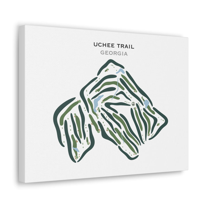 Uchee Trail Country Club, Georgia - Printed Golf Courses