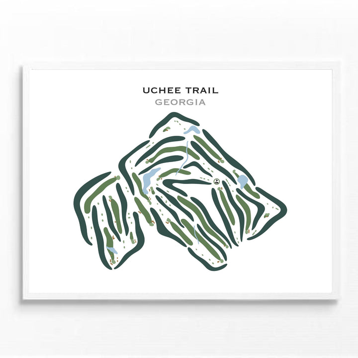 Uchee Trail Country Club, Georgia - Printed Golf Courses
