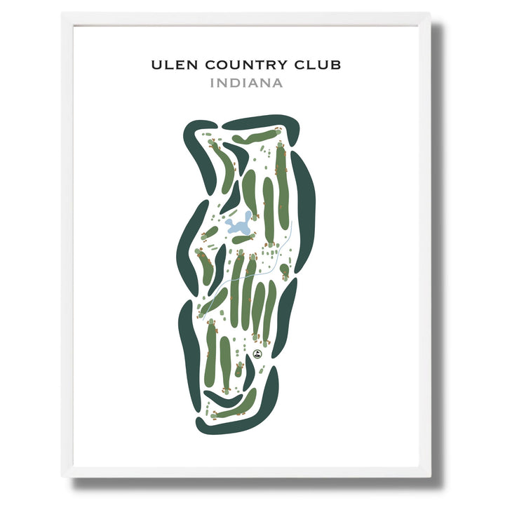 Ulen Country Club, Indiana - Printed Golf Courses