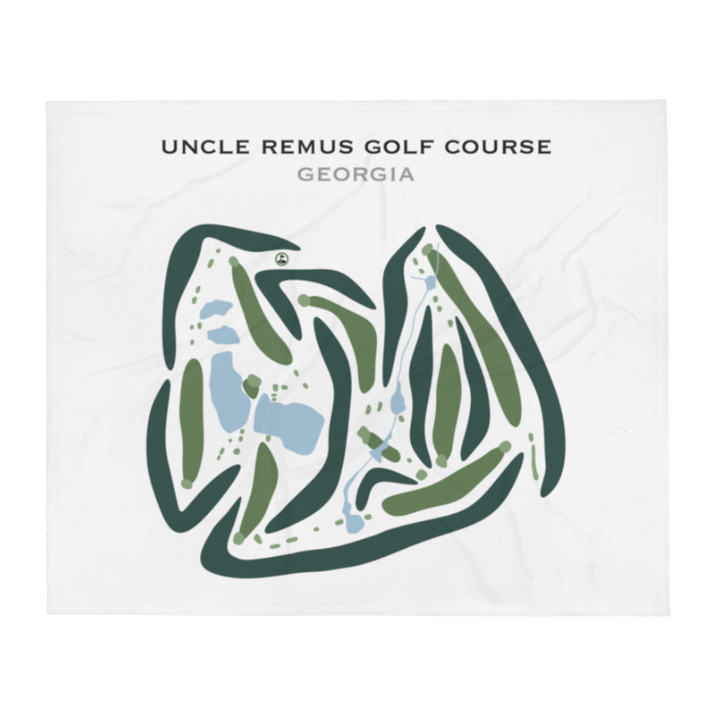 Uncle Remus Golf Course, Georgia - Printed Golf Courses