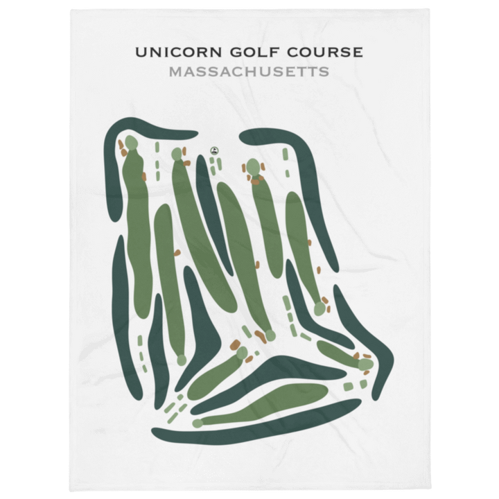 Unicorn Golf Course, Massachusetts - Printed Golf Course