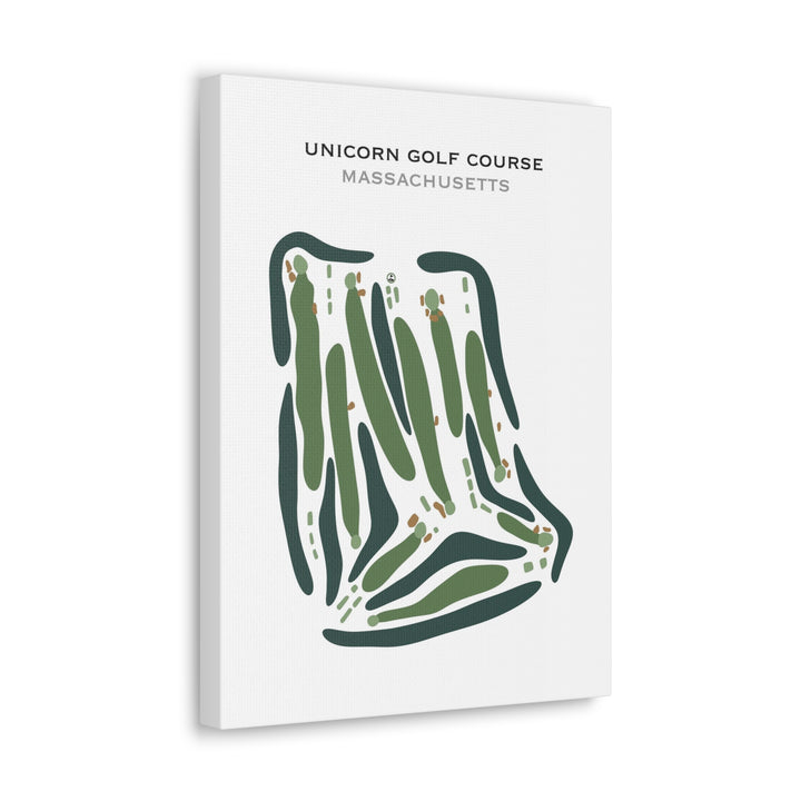 Unicorn Golf Course, Massachusetts - Printed Golf Course