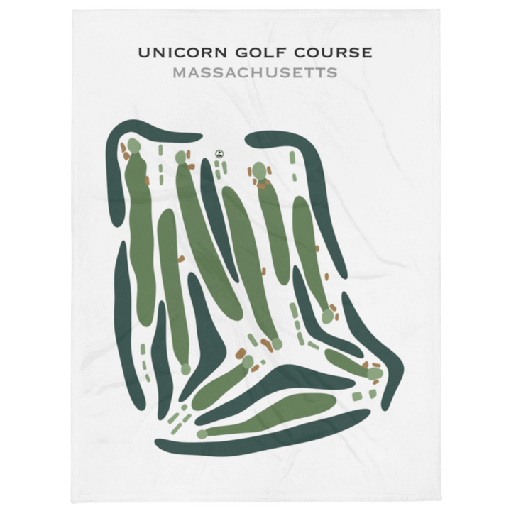 Unicorn Golf Course, Massachusetts - Printed Golf Course