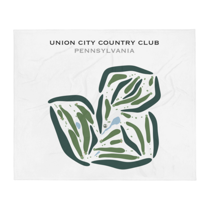 Union City Country Club, Pennsylvania - Printed Golf Courses