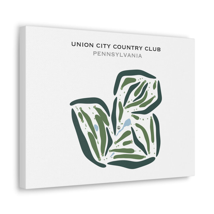 Union City Country Club, Pennsylvania - Printed Golf Courses