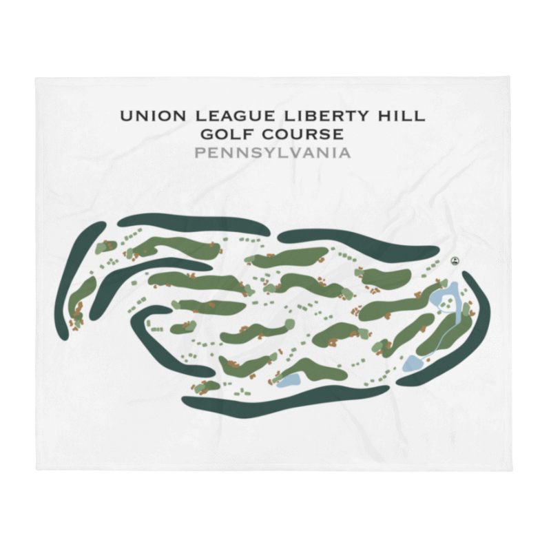 Union League Liberty Hill Golf Course, Pennsylvania - Printed Golf Courses