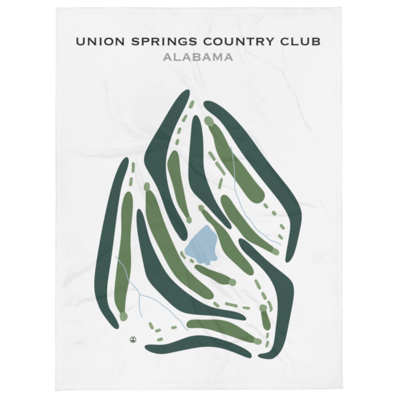 Union Springs Country Club, Alabama - Printed Golf Courses