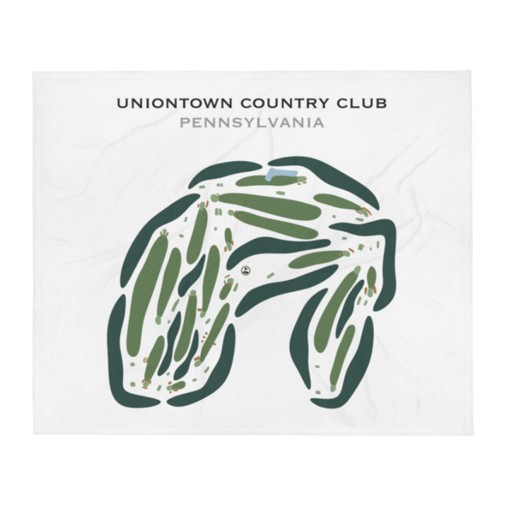 Uniontown Country Club, Pennsylvania - Printed Golf Courses