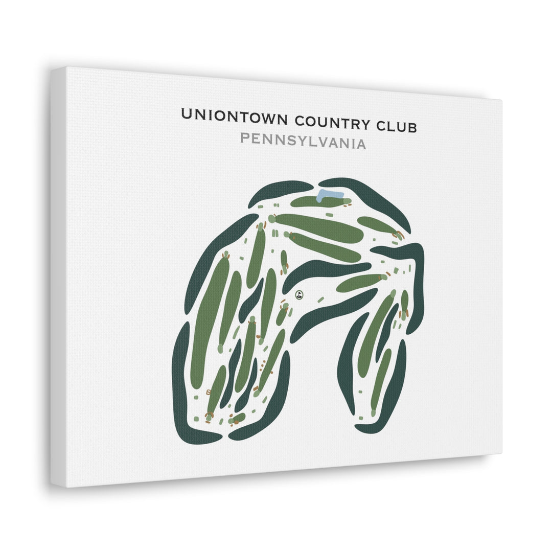 Uniontown Country Club, Pennsylvania - Printed Golf Courses