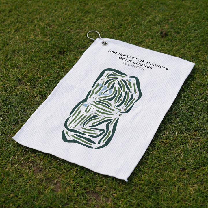 University of Illinois Golf Course, Illinois - Printed Golf Courses