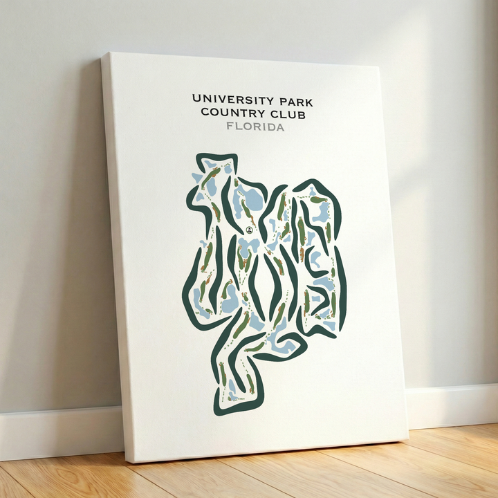 University Park Country Club, Florida - Printed Golf Courses